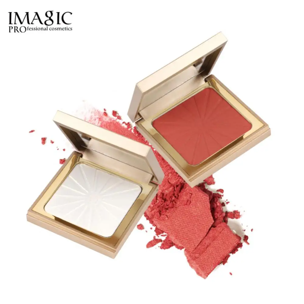 Bochecha rouge glitter shimmer blush iluminador paleta natural bochecha matiz blush rosto contorno blush iluminador maquiagem facial