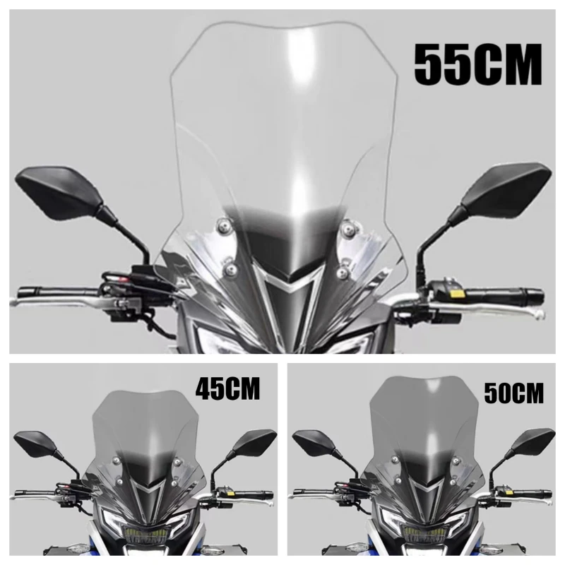New For Macbor Montana XR5 XR 5 Motorcycle Accessories Windshield Windscreen Wi…
