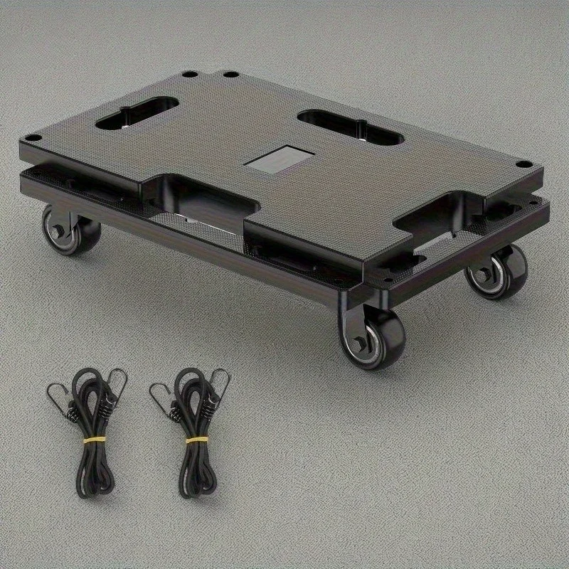 Black Connectable Mobile Furniture Cart 440 Pound Mobile