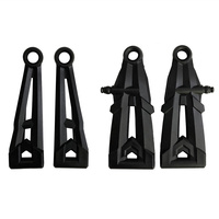 KKZ-4Pcs Front Upper and Lower Arm SJ07/09 for Xinlehong Hosim Q901 Q902 Q903 9130 9136 9137 1/16 RC Car Spare Parts
