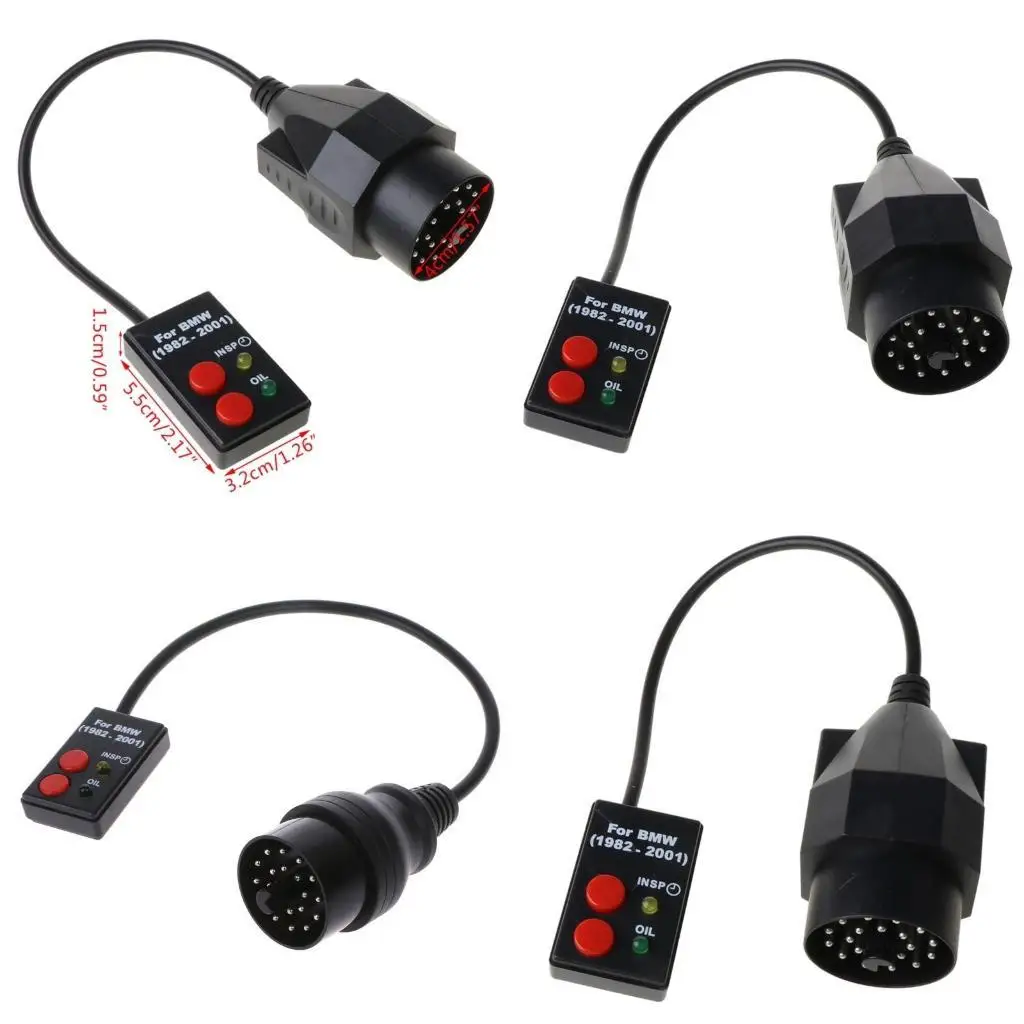 

02DE Сброс 20 контактных розетков Сканирование нефтяного обслуживания для E30 E34 E36 E39 Адаптерный кабель