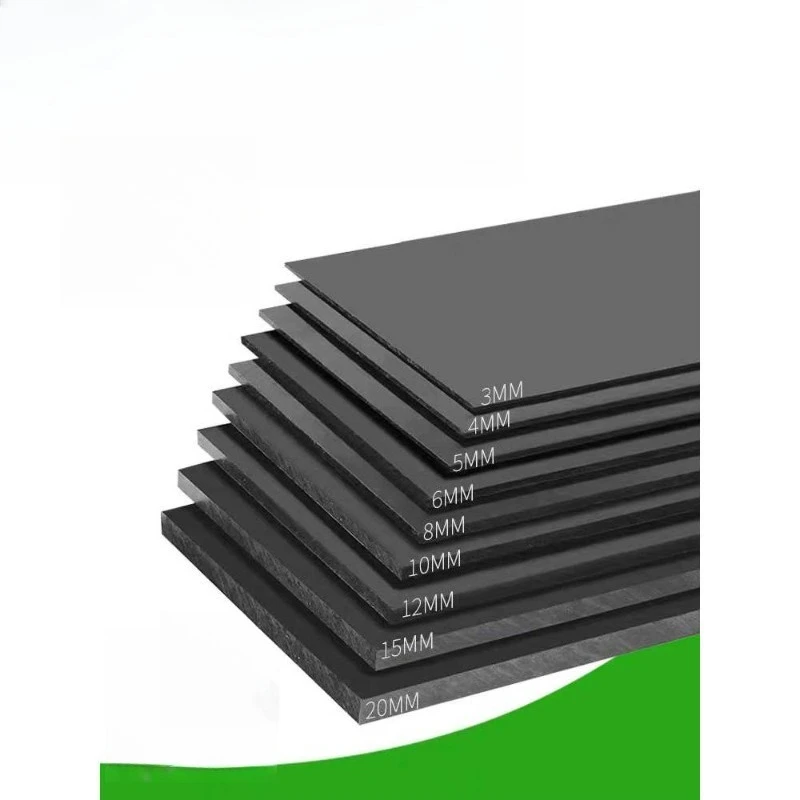 Food Grade PP Plastic Sheet Black Wear Resistant 3mm-20mm 100x100 200x200 250x250 300x300