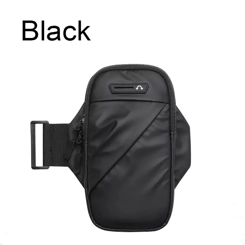 Lightweight Portable Running Armband with Anti-Slip Strap Easy-Access Zipper and Breathable Backing for Outdoor Activities image 6