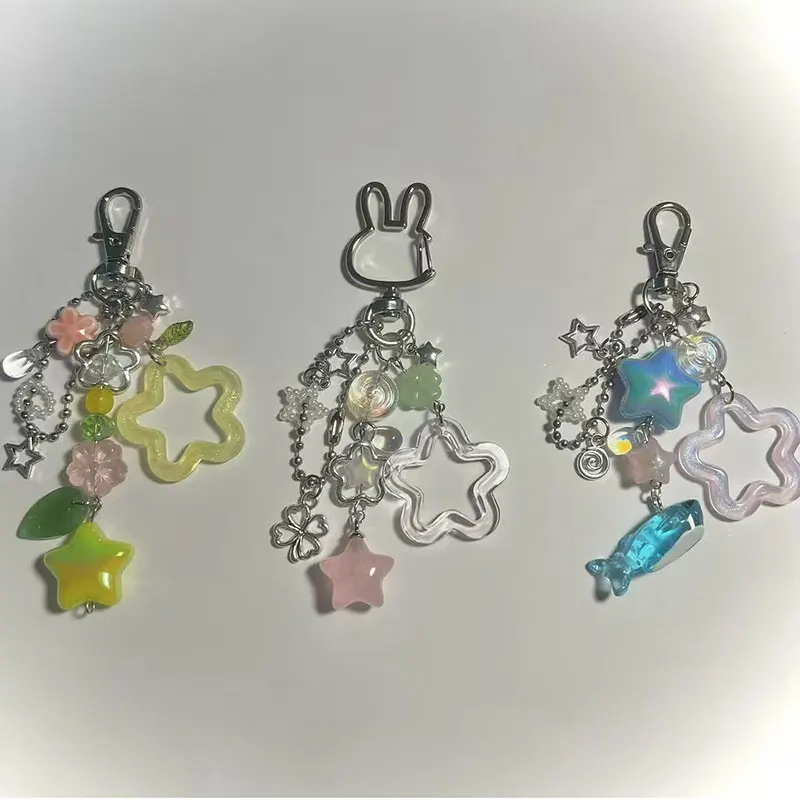 اليدوية زهرة نجمة مطرز المفاتيح حكاية خرافية، الجنية الأساسية