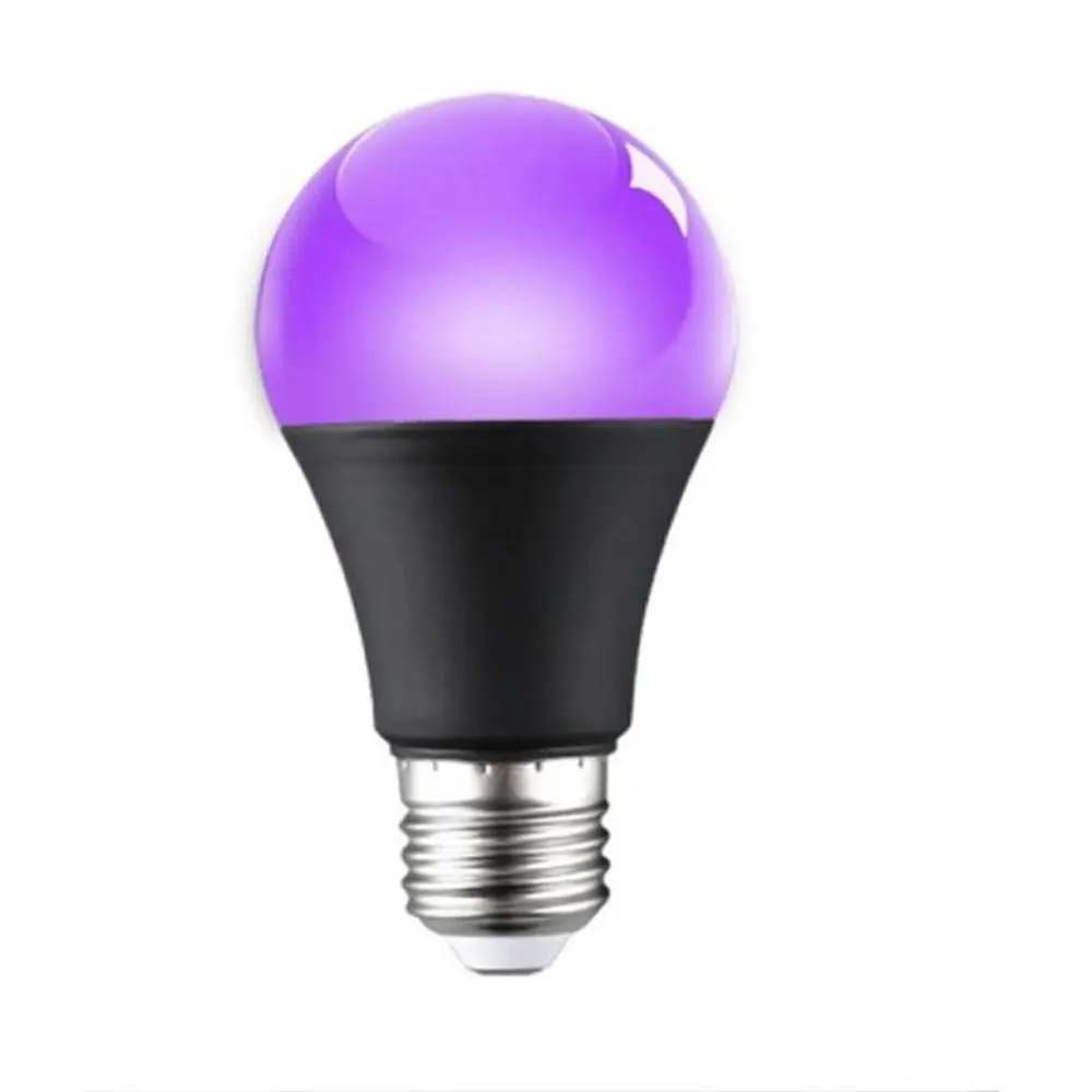 

Home Decor 360 Glow UV Purple Bulb E26/E27 Spiral 10W 85-265V Purple Black Light Bulb Aluminium Halloween