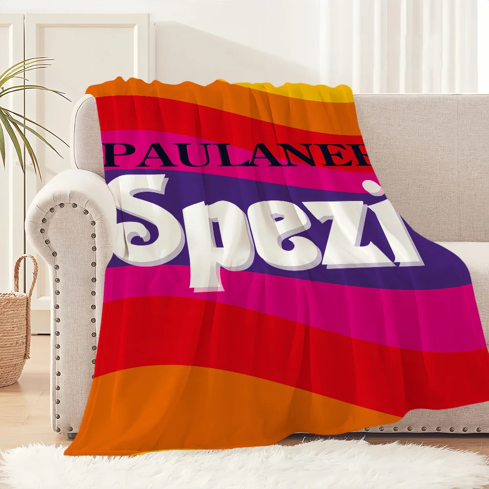 P-Paulaner S-Spe-zi بطانية الفانيلا الدافئة الراحة لينة بطانية قطيفة للأريكة غرفة المعيشة مكتب غرفة نوم السفر هدية