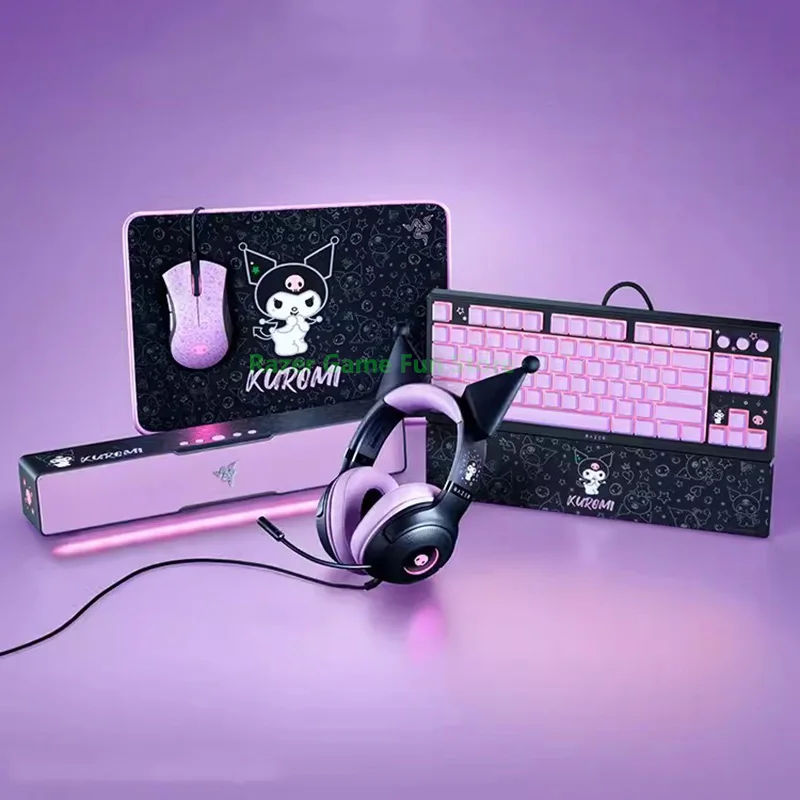 Imagem -04 - Razer-sanrio Kuromi Edição Ornata v3 Tenkeyless Baixo Perfil Rgb Gaming Teclado