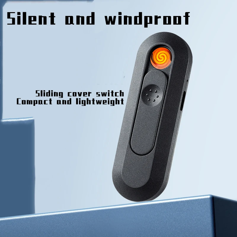 The most favorable USB charging silent windproof mini tungsten cigarette lighter on the whole network