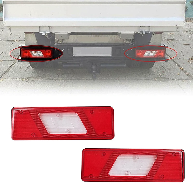 Auto Rear Left Right Tail Light Cover Signal Lamp Shell For Ford Transit MK8 Pickup 2014-2020 1831334,1831256