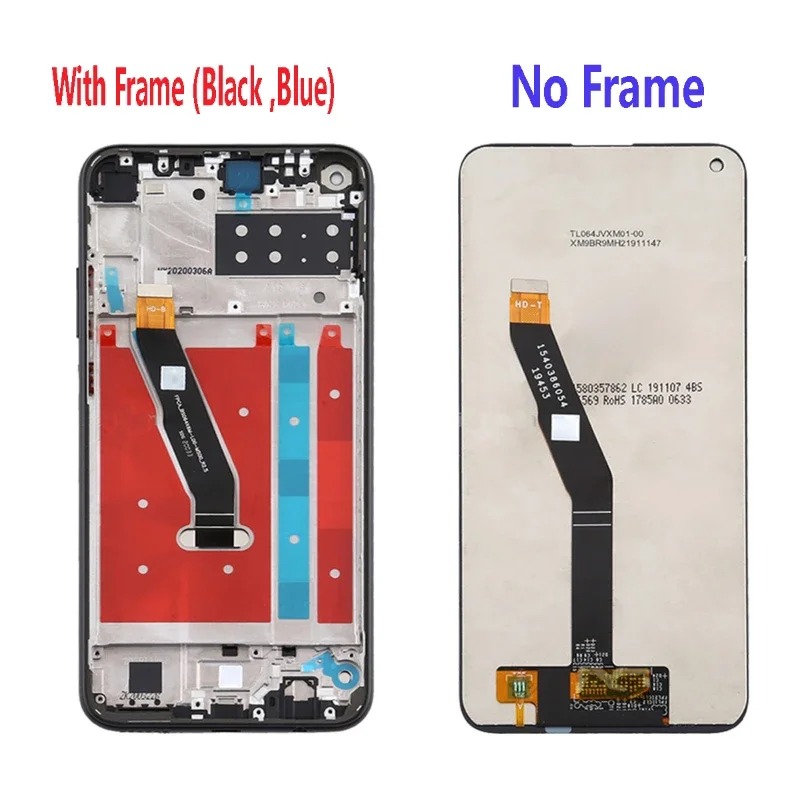 For Huawei P40 Lite E ART-L28 ART-L29 ART-L29N LCD Display Screen Touch Panel Digitizer Assembly For Huawei P40lite E LCD Parts