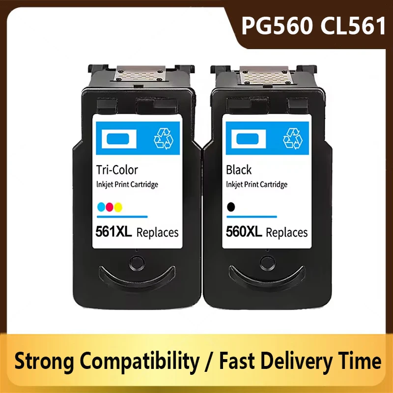 

560XL 561XL For Canon PG-560 CL-561 XL Ink Cartridge Compatible For Canon Pixma TS5350 TS7450 TS5351 TS5352 TS5353 TS7451