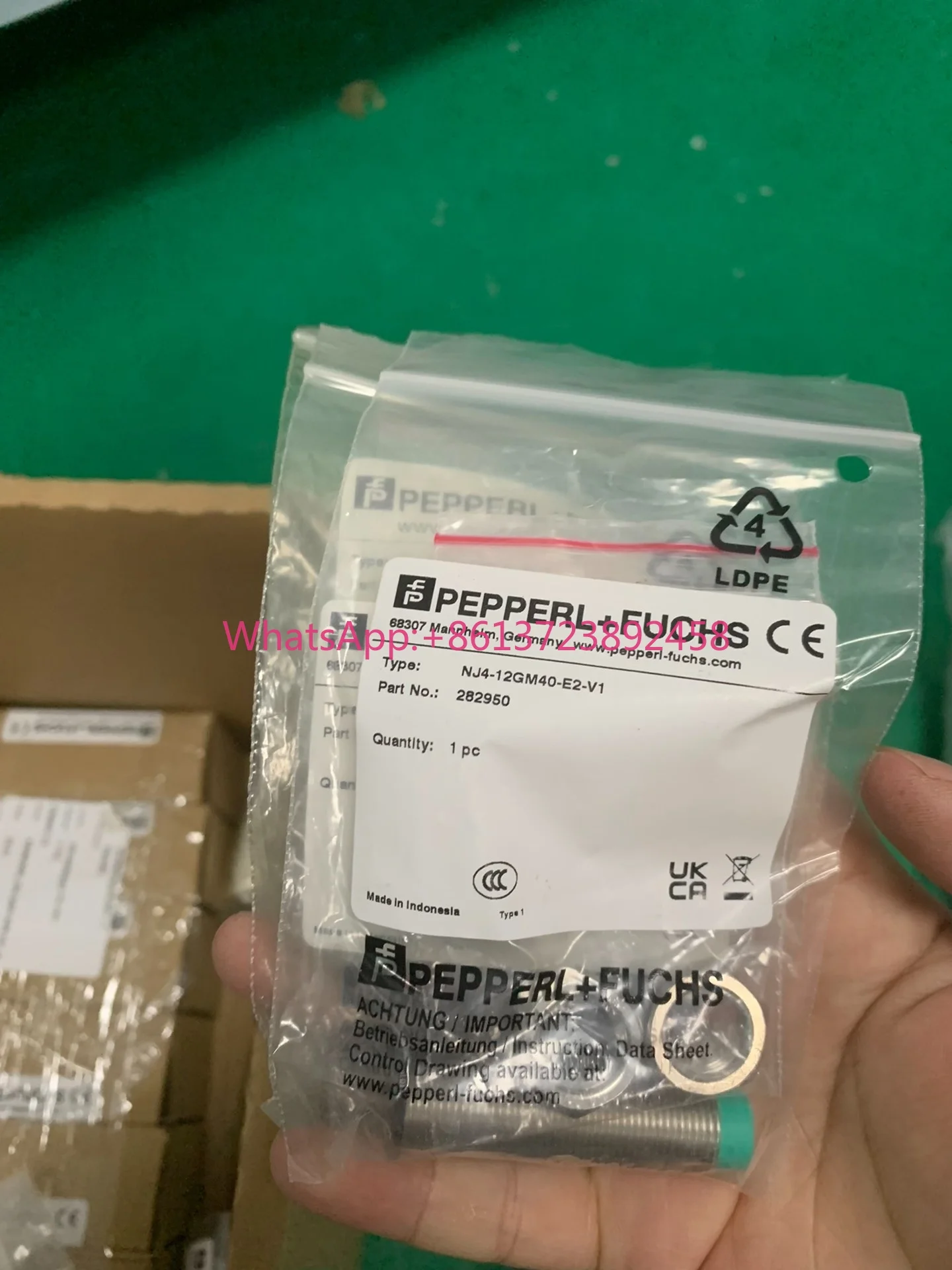 

Pepperl + Fuchs: NJ4-12GM40-E2-V1, Part No.282950 High Quality