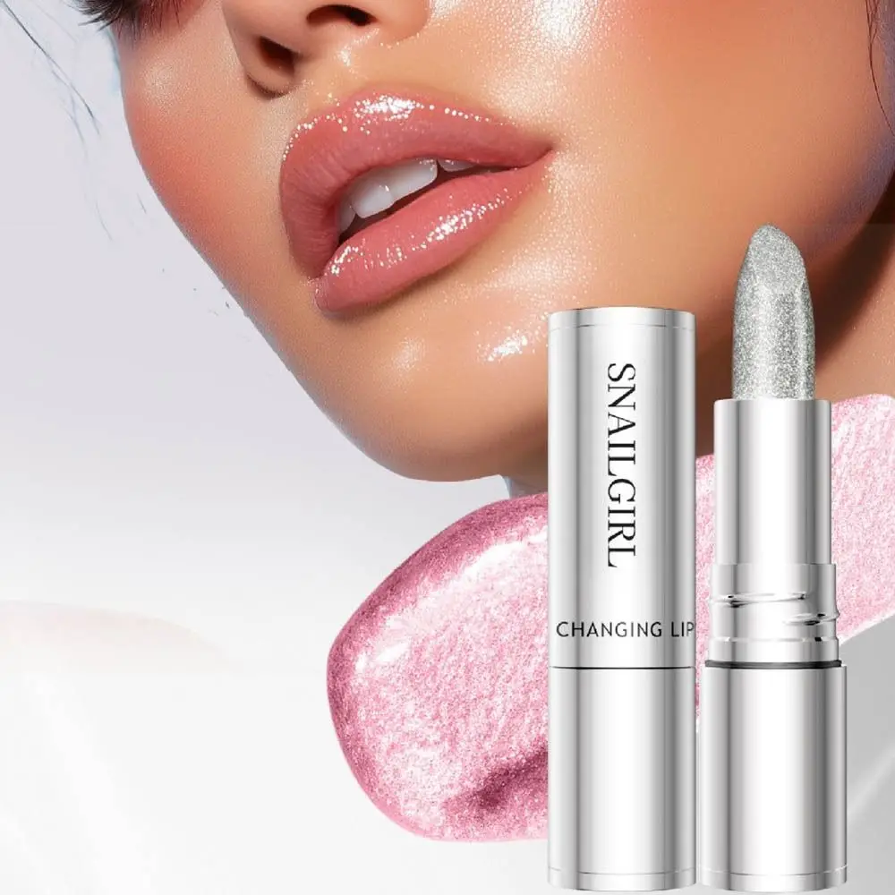 

Waterproof Temperature Color Changing Lipstick Shiny Long Lasting Lip Care Cream Hydrating Non-stick Lip Gloss Women