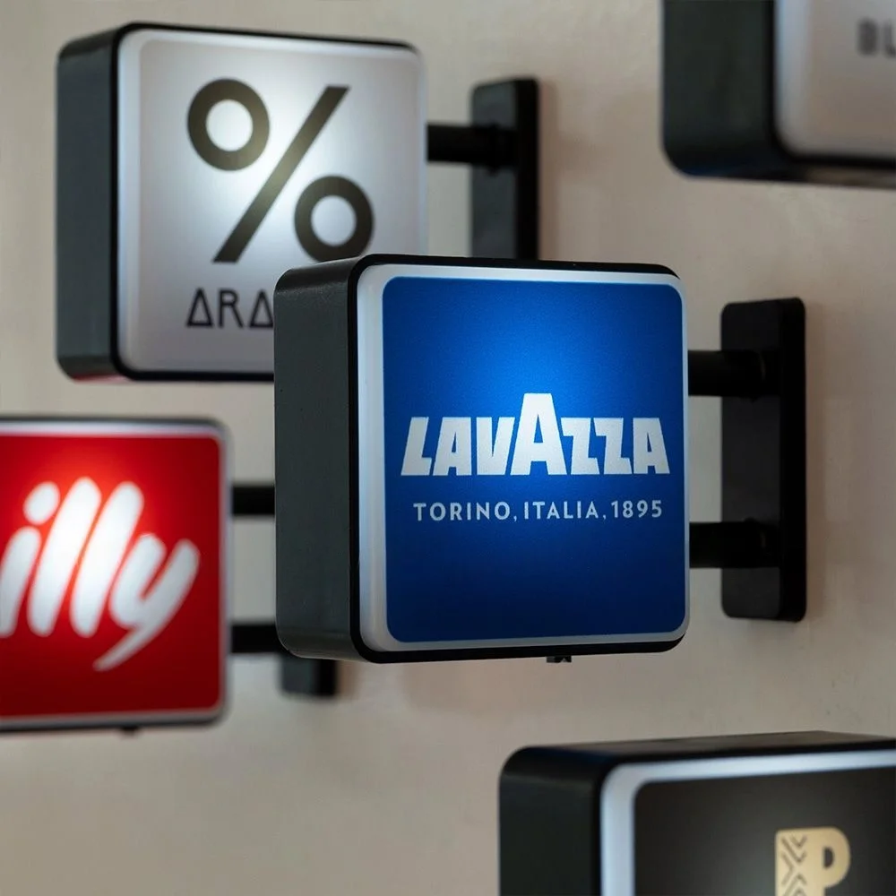 Ímã de Geladeira com Logotipo das Marcas Clássicas de Café do Mundo, Decoração para Máquina de Café, Lavassa Coffee, Illy Coffee, Peet's Coffee 2025