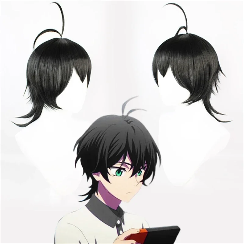Anime SK8 the Infinity MIYA Chinen Miya Wig Cosplay Wigs Playing Short Black Hair Halloween Wigs