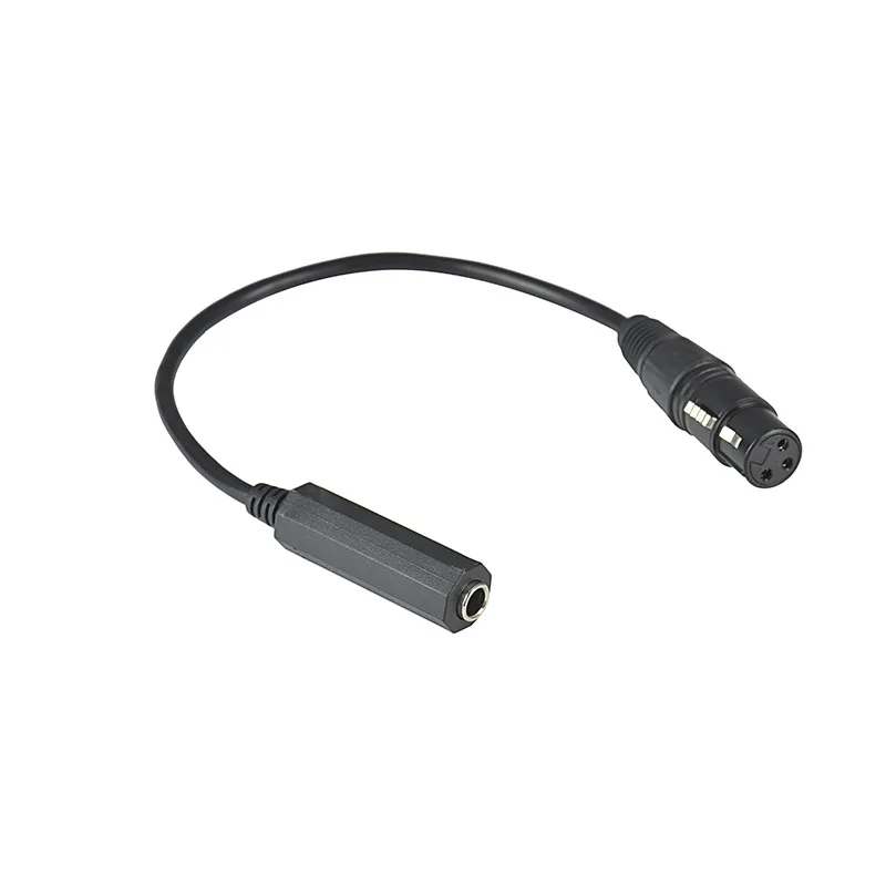 3Pin XLR męski na 6,35mm żeński gniazdo stereo kabel audio mikrofon wzmacniacze słuchawkowe adapter audio konwerter wtyczka kabla — zdjęcie produktu 4