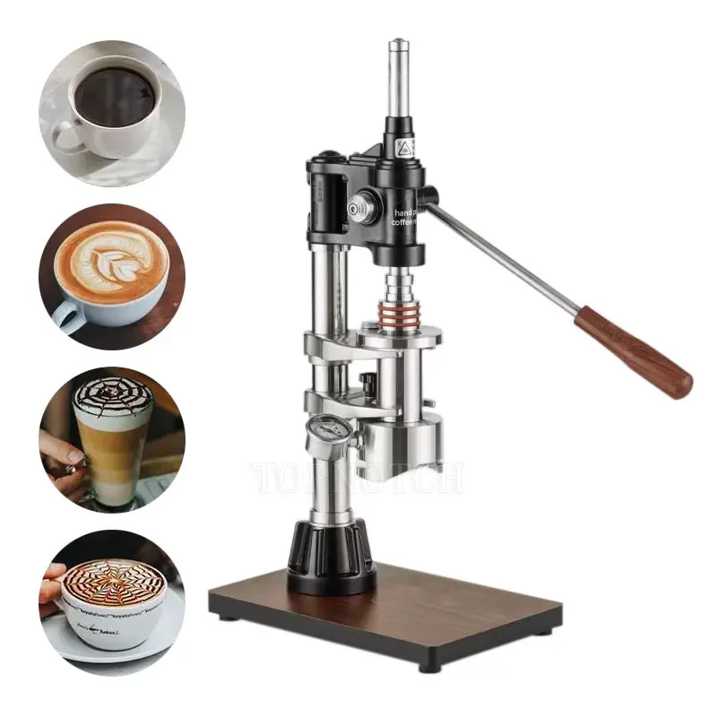 

Manual Espresso Extraction Variable Pressure Lever Coffee Machine Commercial Home Hand Pressed Coffee Maker