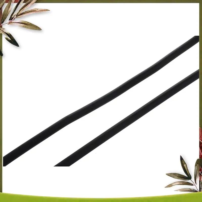 A08P-5X Tali Latihan Karet Elastis untuk Ketapel, Hitam 10M