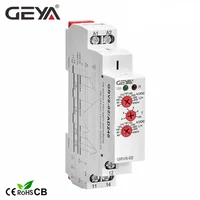 GEYA GRV8-02 Dispositivo de Monitor de voltaje Relé de protección contra sobretensión y subtensión DC 12V 24V 48V 110V 220V 240V
