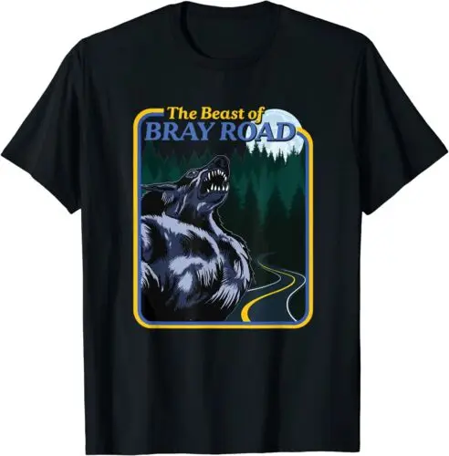 

Футболка с надписью NEW LIMITED The Beast of Bray Road, в стиле ретро, Висконсин, Dogman Cryptid