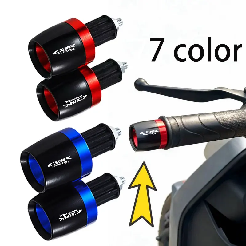 

1 Pair 7/8" Motorcycle For CBR1000RR CBR 1000RR CBR1000 RR Universal Handlebar Grips Handle Bar Cap Ends Plug Slider