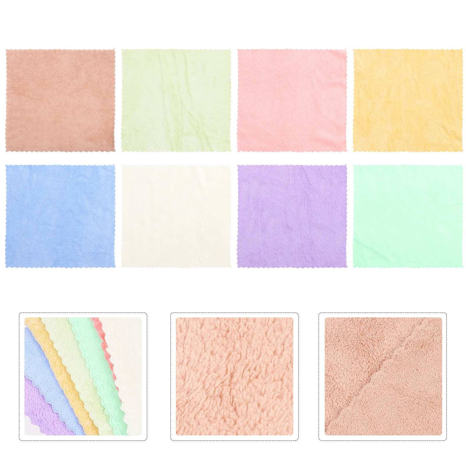 ผ้าขนหนูอาบน้ำหนูตะเภา 8 ชิ้น นุ่ม สบาย อุ่น ใช้ได้หลากหลาย ผ้าขนหนูอาบน้ำสัตว์เลี้ยง ซึมซับได้ดี ใช้เป็นผ้าปูกรงสัตว์เลี้ยงขนาดเล็ก อุปกรณ์สำหรับสัตว์เลี้ยง