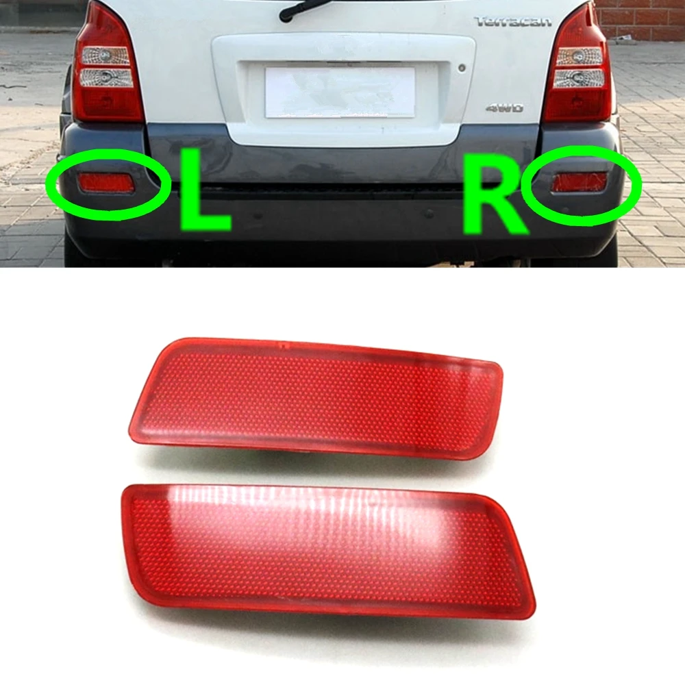 92704-H1550 Car Exterior Rear Bumper Fog Light Tail Lamp Reflector For Hyundai Terracan 2.4 2.9 2001-2006 92703-H1550