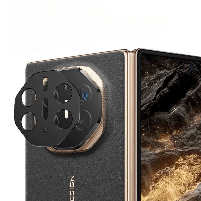 Aluminium Metall Rückfahrkamera Objektivschutz für Huawei Mate XT Ultimate Objektivabdeckung Displayschutzfolie Objektivringfolie