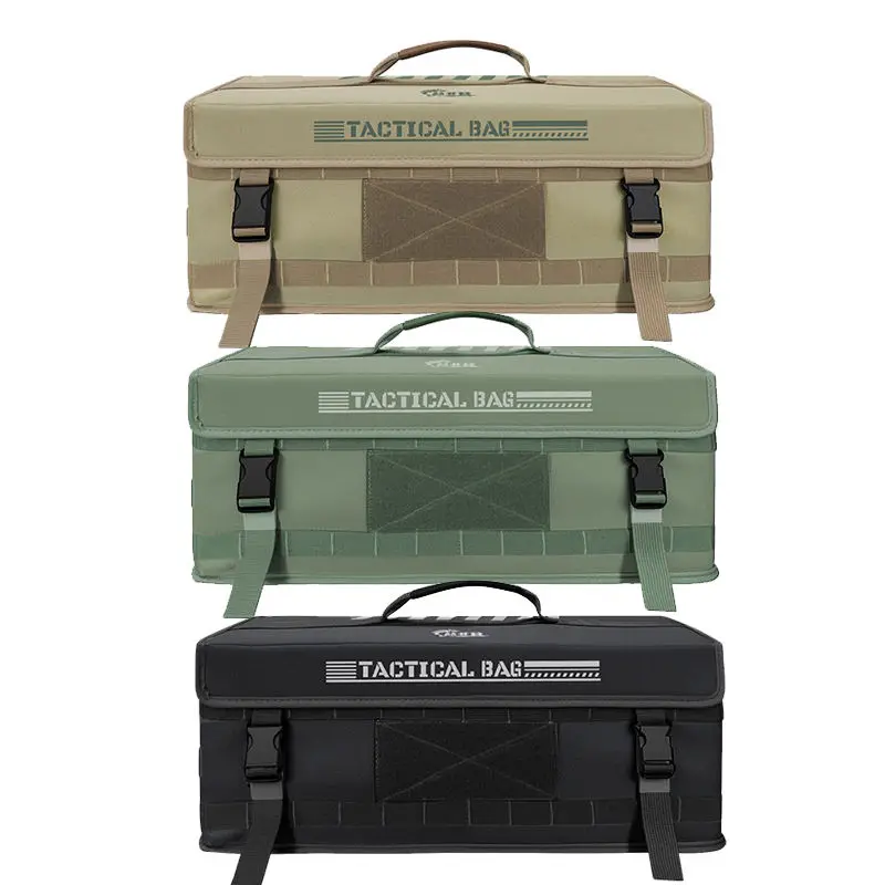 4L/16L Insulated Waterproof Tactical Camping Bag Foldable Outdoor Picnic Tableware Storage Box Large Capacity Field Cookwar