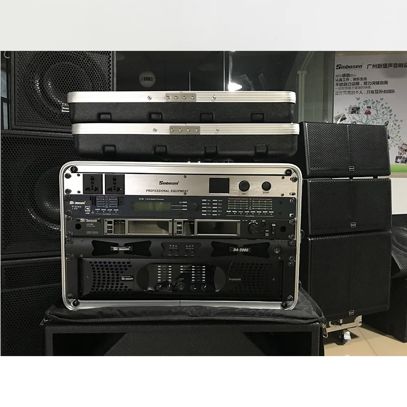 6U Aluminum Flight Case Audio Equipment System for Stage