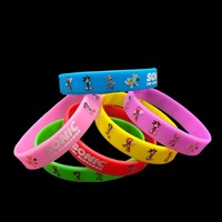 Cartoon Silicone Bracelet Sonic Animation Image Wrist Band with Multi Color Mixed Bag Cute  Pattern Soft RubberBracelet