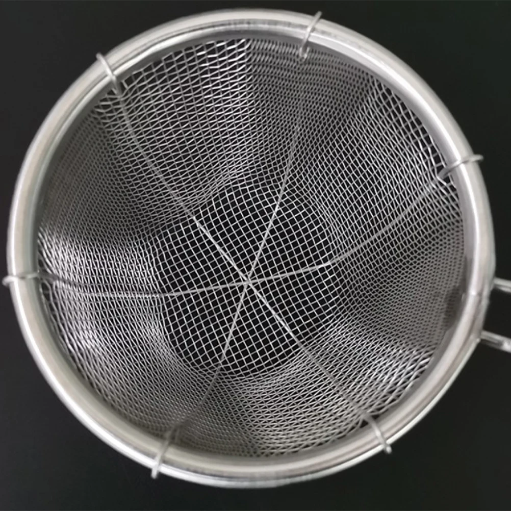 

Stainless Filter Kitchen Sieve H held Mesh Skimmer Strainer Eco Friendly Anti Rust Long H Dishwasher