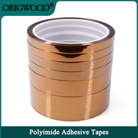 1~10roll Polyimide Adhesive Insulating Tapes 3-100mm Gold Thermal Insulation High Temperature Heat BGA Tape for Board Protection
