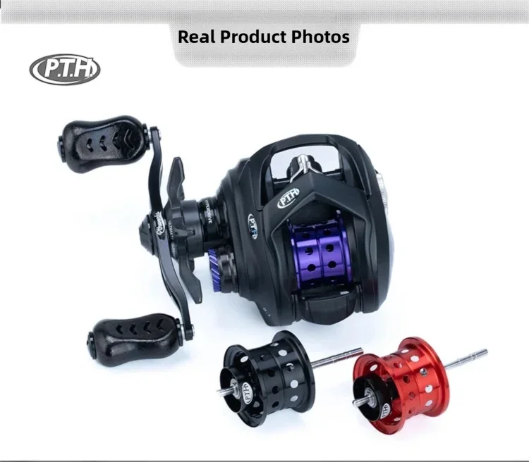 PTH TTL BF80 Ultraleichte Spule aus Titanlegierung für Micro-Köder, kompatibel mit Daiwa TATULA TW 80 & SALTIST SV TW 80XH – Detail 9