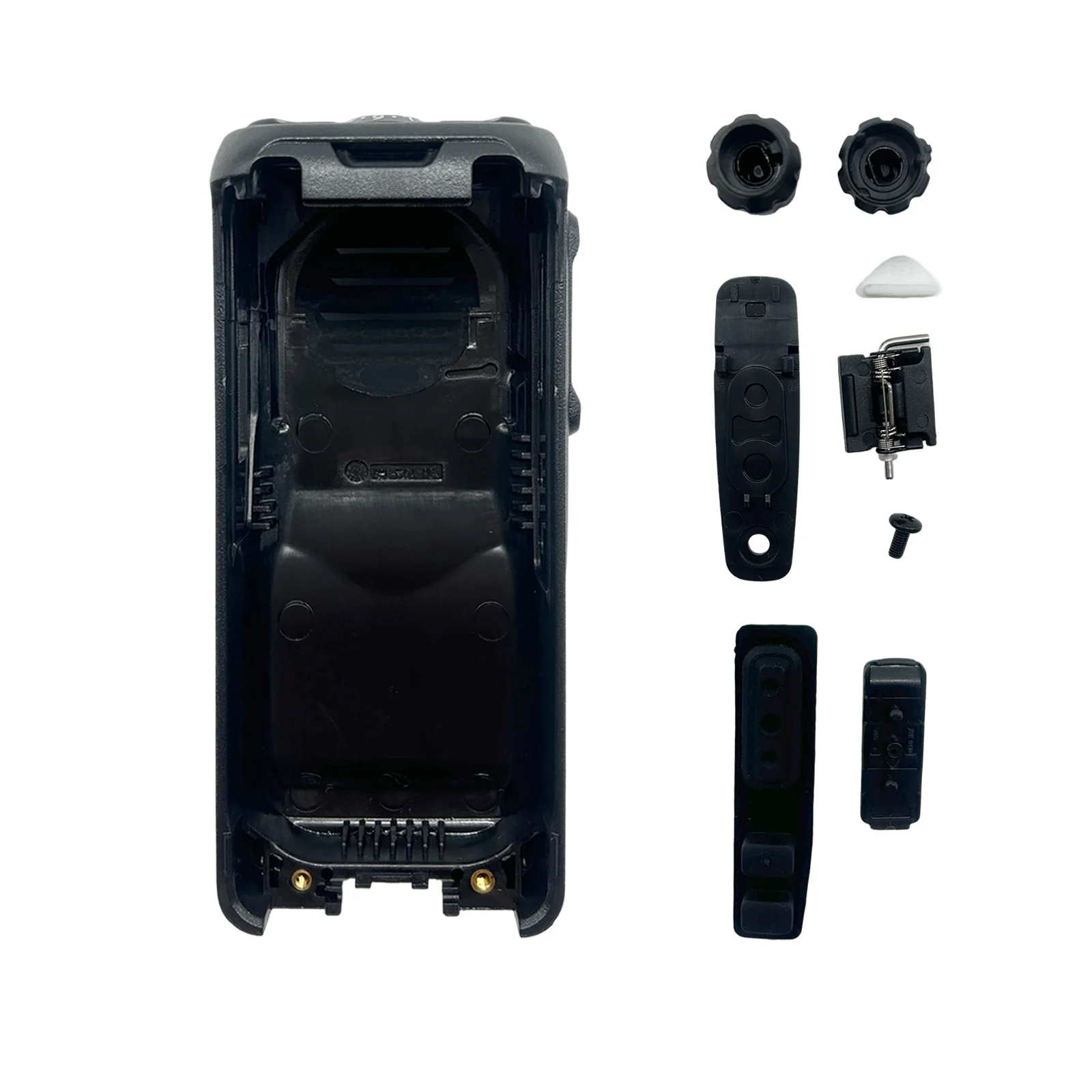 Replacement Front Housing Case Front Cover Kit For NX1200 NX1300 Two Way Radio Black