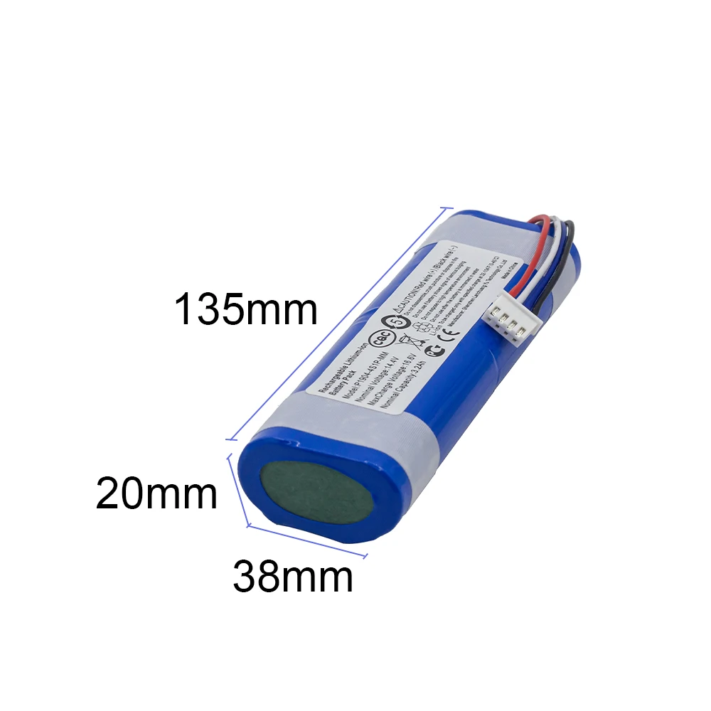 14.4V/14.8V 2600mAh/3200mAh Battery Pack For Xiaomi Mi Robot Vacuum Mop2 XMSTJQR2C STYTJ03ZHM 2C Accessories Replacement Battery