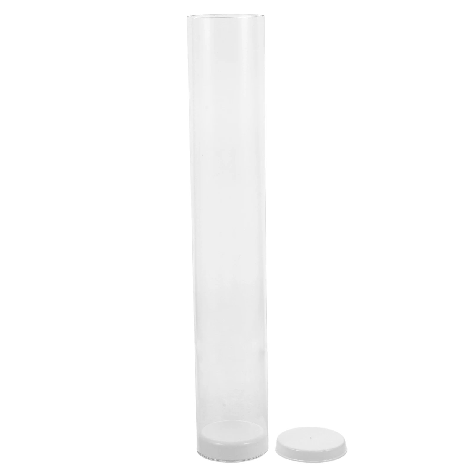 12 Count Shuttlecocks Storage Tube Transparent Badminton Ball Holder Secure Lightweight Organizer for Sports Training and