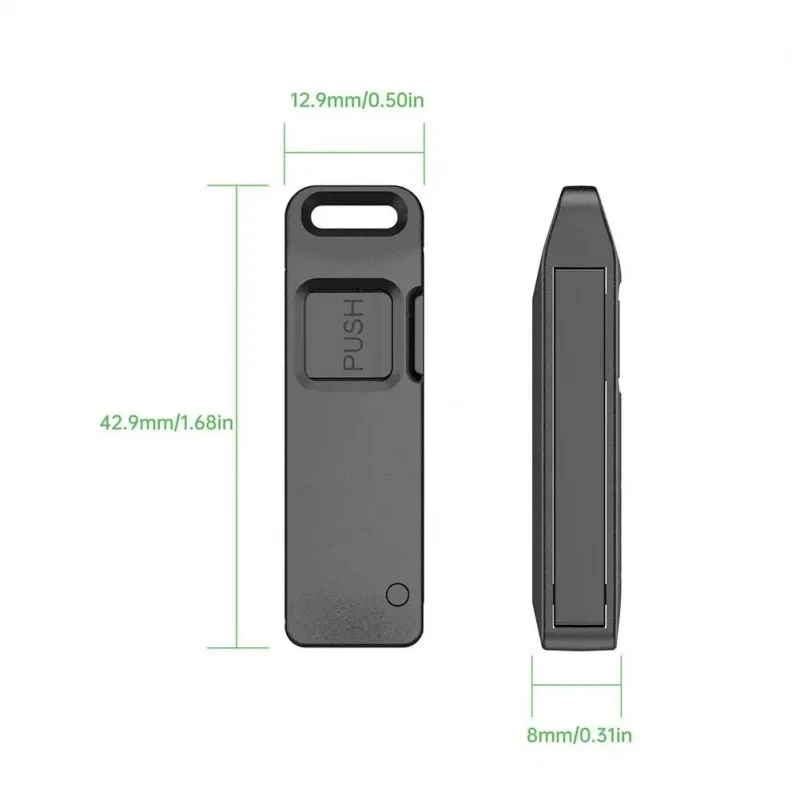 Multi‑function SIM TF Card Storage Holder Anti‑Lost Case with SIM Ejector Pin & Lanyard, 1pcs - view 5
