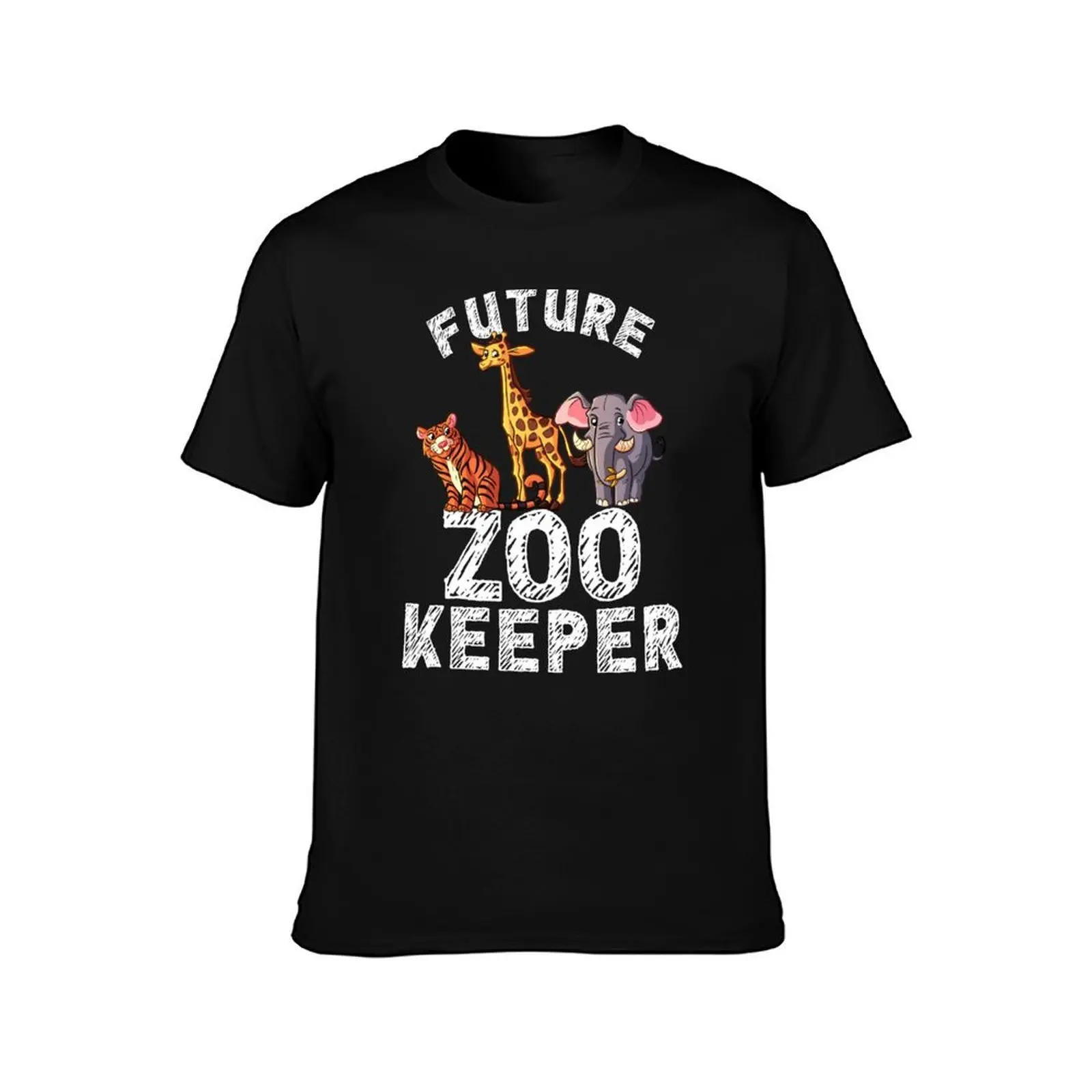 Caring Kids - Boys - Girls - Animal Lover Future Zoo Keeper T-Shirt, Summer Casual Cotton Tee, Oversized Streetwear Tops