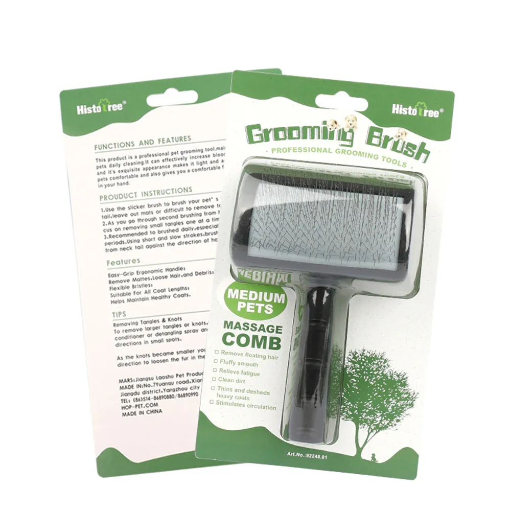 Stainless Steel Pet Shedding Comb for Dogs & Cats product image