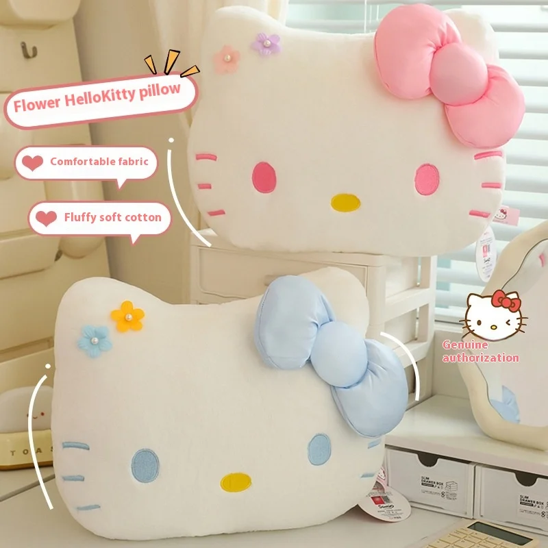 Authentic Hellokitty Series Pillow Doll Plush Toy Sleeping Pillow Sofa Chair Sleeping Pillow Girlfriend Child Birthday Gift 2024