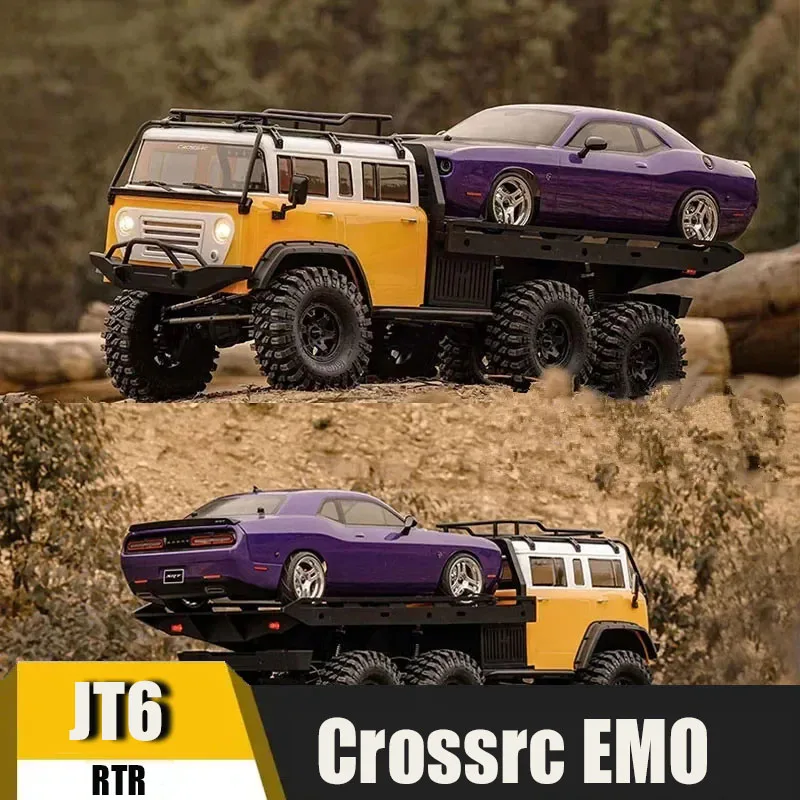 

Crossrc Emo Jt6 Climbing Platform Off Road Vehicle Trailer Remote Control Electric Rc Model Six Wheel Drive Off Road Vehicle