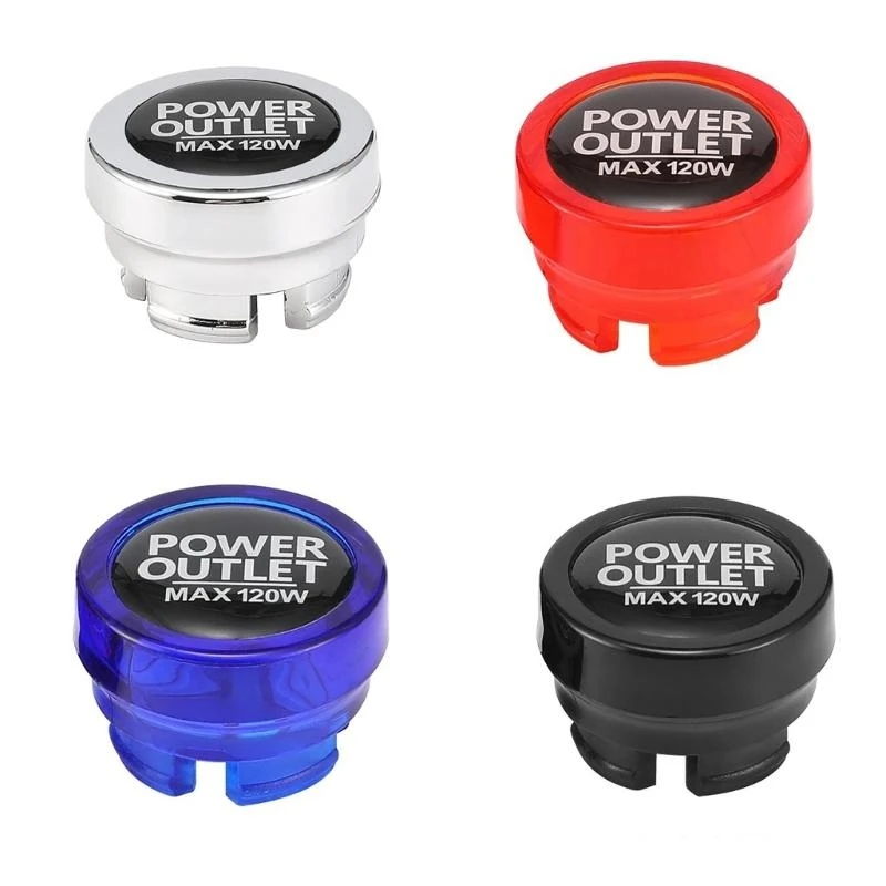 

Dustproof Plug Caps Car Outlet Cover Automotive Interior Accessory Power Socket Plug Cover Hollow Caps