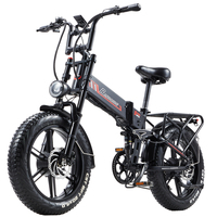 RANDRIDE YX20M Electric Bike 48V20AH Battery 2000W Dual Motor CST 20*4.0\