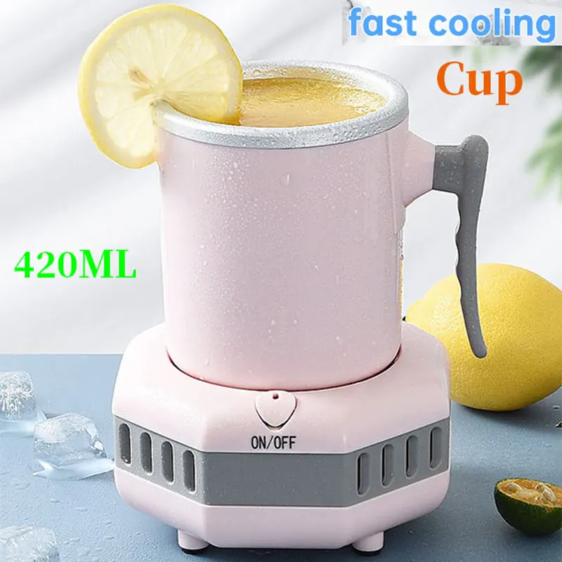 Mini  Quick Beer Cooling Cup  Ice Maker Machine Fast Cooler  Electric Refrigeration  Beverage  Office Dormitory Home Appliance