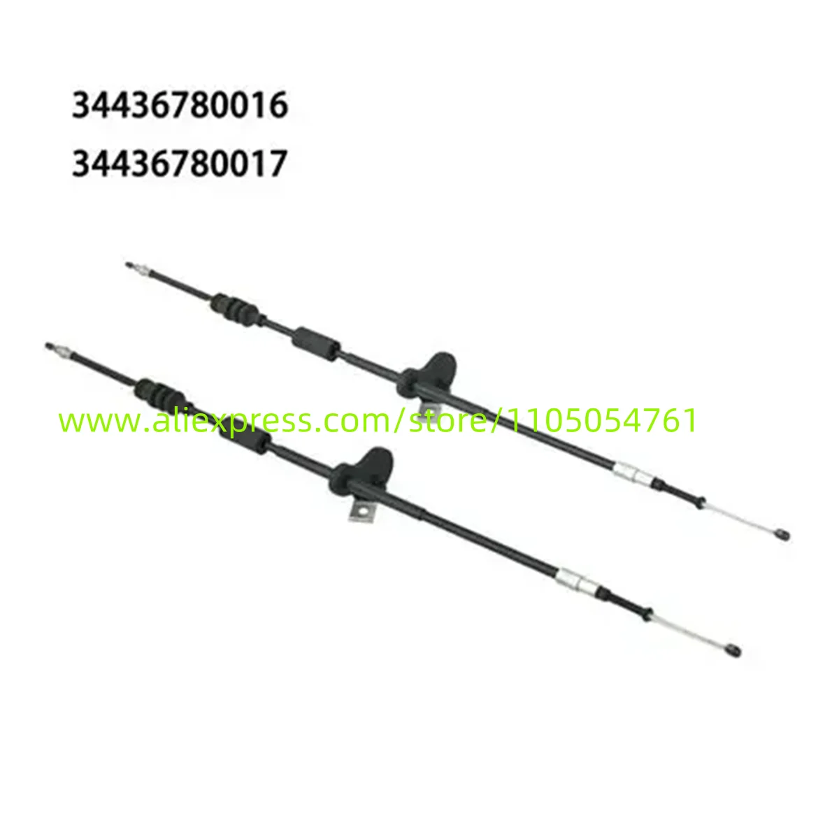 34436780016 34436780017 B-M-W E65 E66 handbrake cable Parking brake release cable 5
