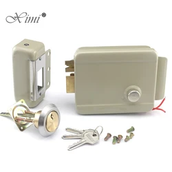 DC12V Silent Safe Intelligent Motor Electric Lock Self-closing Lockable Intelligent Silent Electronic Lock use for Access