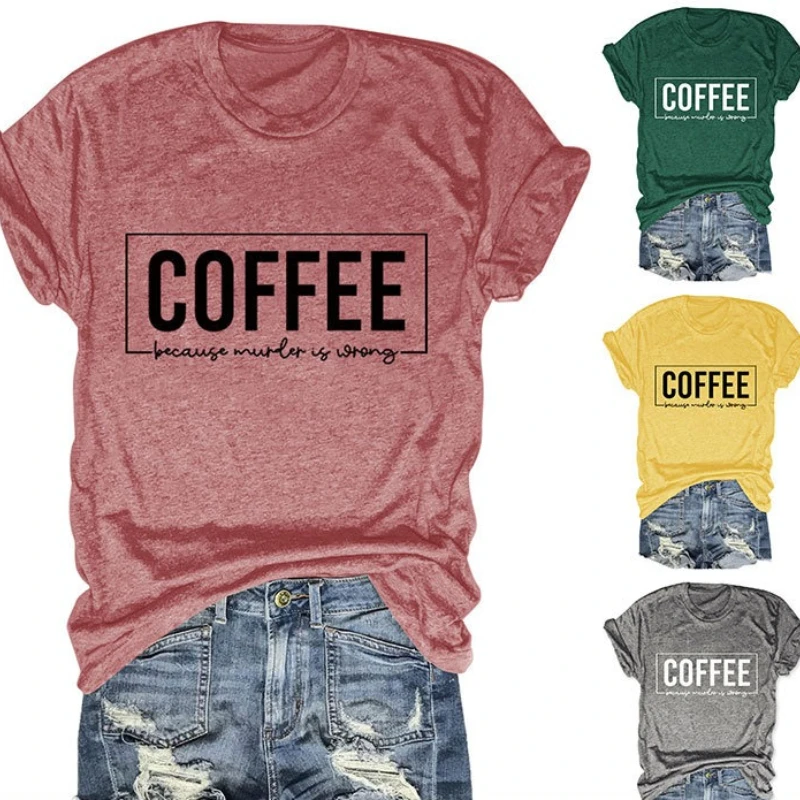 

Casual versatile and simple women's round neck short sleeved T-shirt base shirt