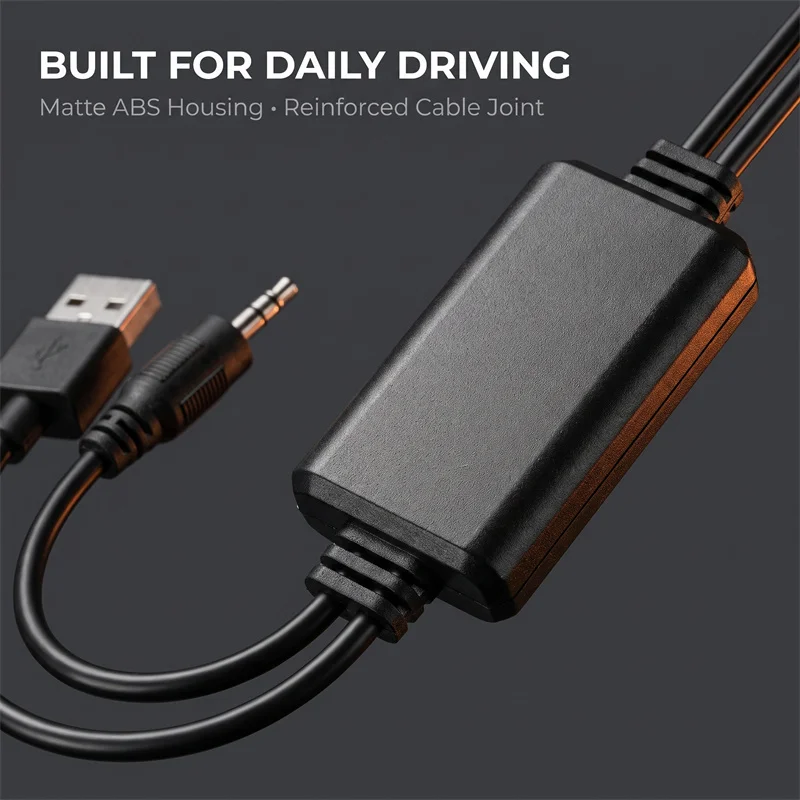 Car Bluetooth Audio Adapter Wireless Bluetooth Audio Receiver With 3.5mm Aux Connection and Support USB Bluetooth Audio Receiver