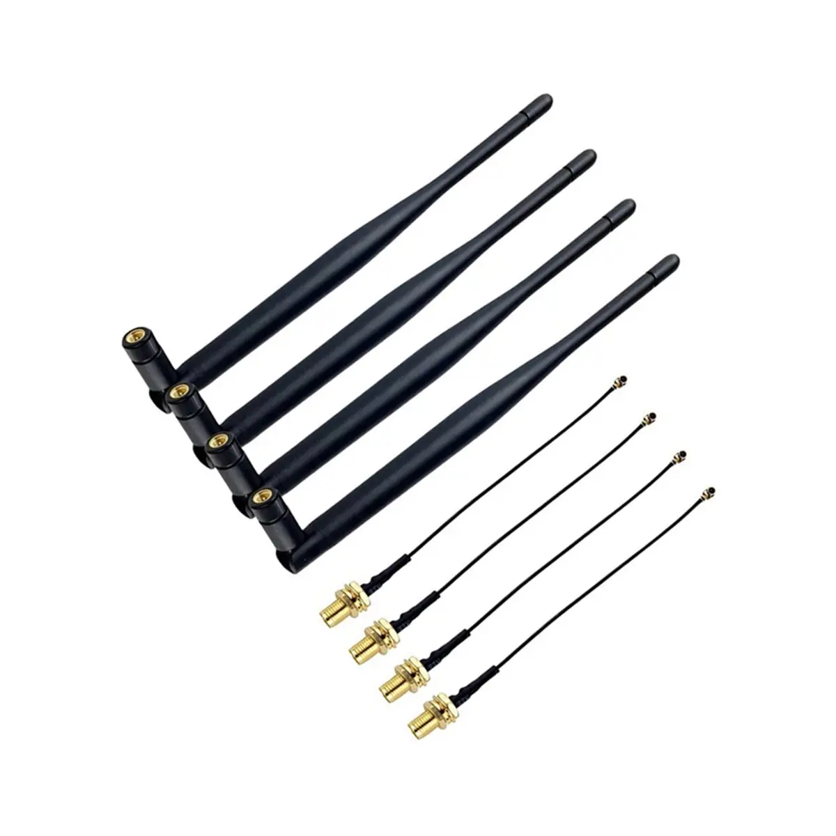 A86G 4PCS for LoRa Antenna Kit 868MHz 5dBi for SMA Male for IPX for Meshtastic for LoRaWAN Outdoor Base Stations
